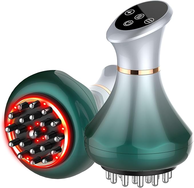Lymphatic Drainage Massager Anti-Cellulite Massager For Body Cellulite and Thigh &amp Belly Stretch Marks Reduction Handheld Massage tools for lymphedema &amp lipedema Sciatica Nerve pain relief