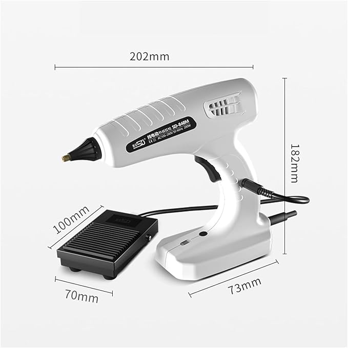 Hot Glue Gun Kit with Sticks Fast Preheating Hot Melt Glue Gun and Sticks Set Heavy Duty Glue gunSmart Reflux Design 3mm Glue Hole Diameter