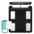 Fitdays Smart Scale for Body Weight and Fat Percentage FSA&ampHSA Eligible 8-Electrode Digital Bathroom Scale with BMI Body Fat &amp Muscle Mass to 28 Body Composition and Printable Body Analysis