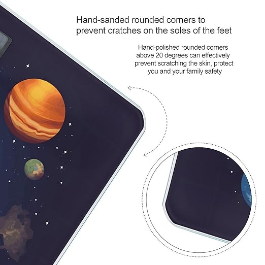 Space Astronaut Smart Scale for Body Weight Accurate Bathroom Scale with LED Display Digital Weight Scales Weighing Machine High Precision Scales for Bath Home