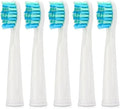 5/10/16 Pcs Replacement Brush Heads Compatible for Seago Compatible for Fairywill Toothbrush Head Refill(Ivory)