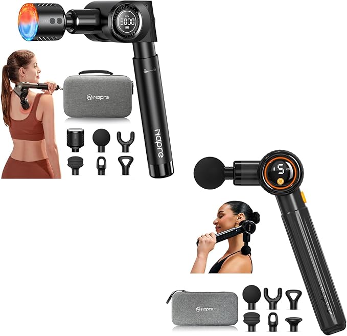 NAPRE Massage Gun with Heat and Cold Head and S40 Massage Gun