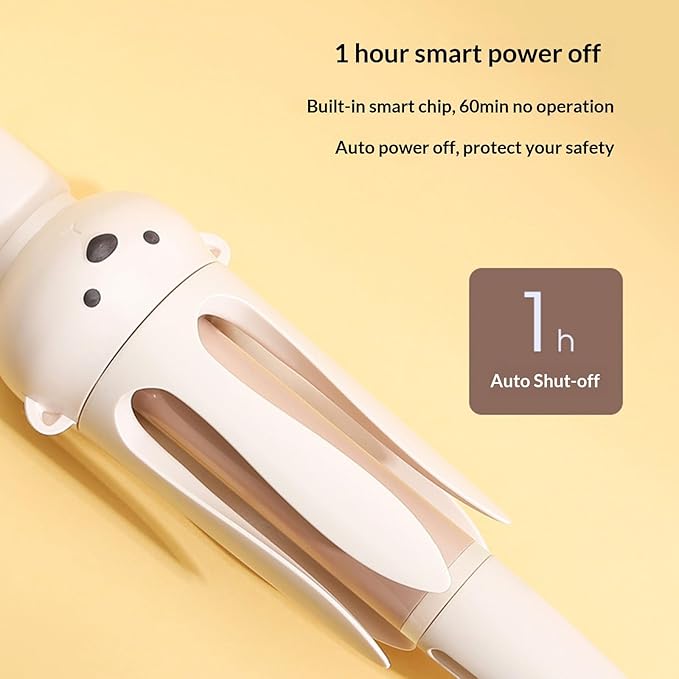 Automatic Rotating Cordless Curling Brush Lightweight Travel Portable Curlings Wand