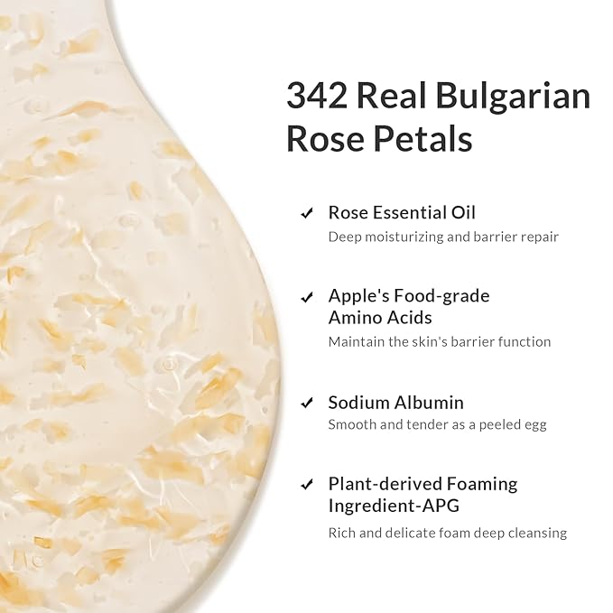 Kustie Real Flower Petal Perfume Body Wash with Essential Oils 24H Fragrance &amp Deep Moisturizing Cleanse Shower Gel for Sensitive &amp Dry Skin with Pump Bottle 12.8 fl oz 3-Pack