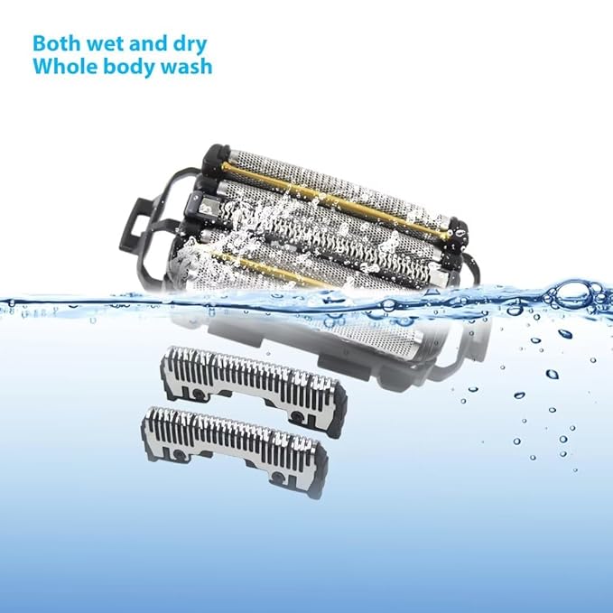 Professional Shaver Set Replacement Fits for Panasonic ES-CLV9U ES-CLV7U ES-CLV7G ES-CLV5U ES-CLV5G (Inner + Outer Set) Vicue Upgraded Replacement