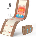 Full Body Massage Mat with Heat Back Massager for Pain Relief Deep Tissue Back Massage Pad with Lumbar Support Traction Device 10 Vibration Motors &amp 5 Massage Modes 2 Heating Pads for Back