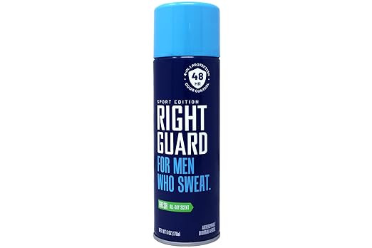 Right Guard Sport Antiperspirant Aerosol Spray Fresh Scent 6 OZ (Pack of 12)