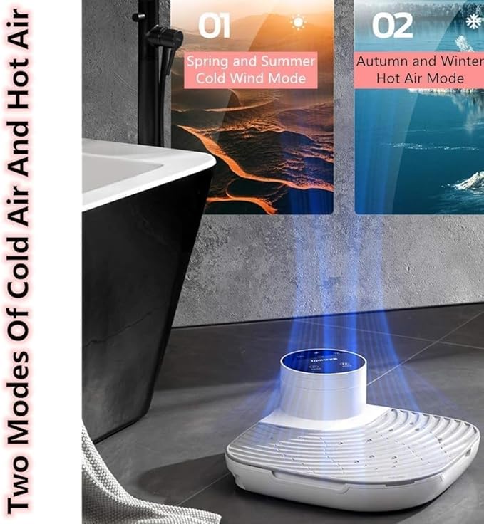 Full Body Dryer for Bathroom Body Dryer Body Hair Dryer for SPA Waterproof Body Skin Dry Machine Warm and Cool Wind All-Round Full Body Quick-Drying Hair Dryer for Household Bathroom