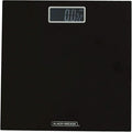 Black + Decker Battery Operated Digital Bath Scale Large LCD Display High Accuracy 375 Max Pounds Ultra-Slim Design