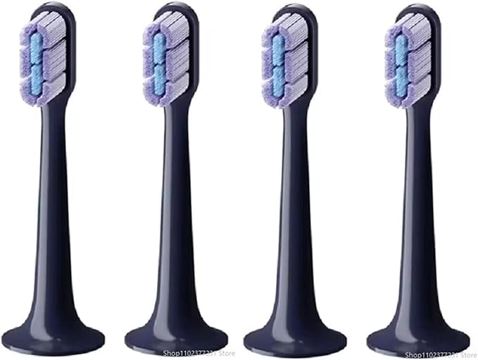 Compatible for Xiaomi Mijia 2/4/6Pcs Soft Bristles Replacement Toothbrush Heads - T700 Sonic Toothbrush Waterproof(D)
