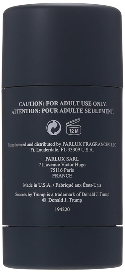 Donald Trump Success Deodorant for Men Stick Fragrance 2.5 ounces