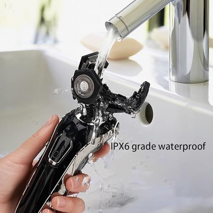 Electric Razor for Men 5 in 1 Electric Razor Electric Shaver Hair Cutting Shaving Machine for Men Clipper Beard Trimmer Rotary Shaver Fast Charging