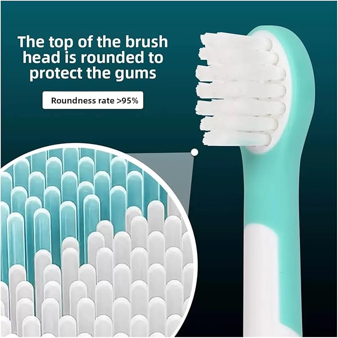 Kids Replacement Electric Toothbrush Heads Compatible For Philipss Kids HX6042 HX6032 HX6311 HX6312 HX6322 HX6321 HX6320 HX6340HX6352(8PCS mini heads)