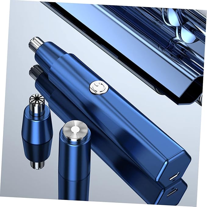 3sets Electric Facial Hair Remover Nose Ear Hair Trimmer for Women Eyebrow Compact Design for Quick Cleanup for