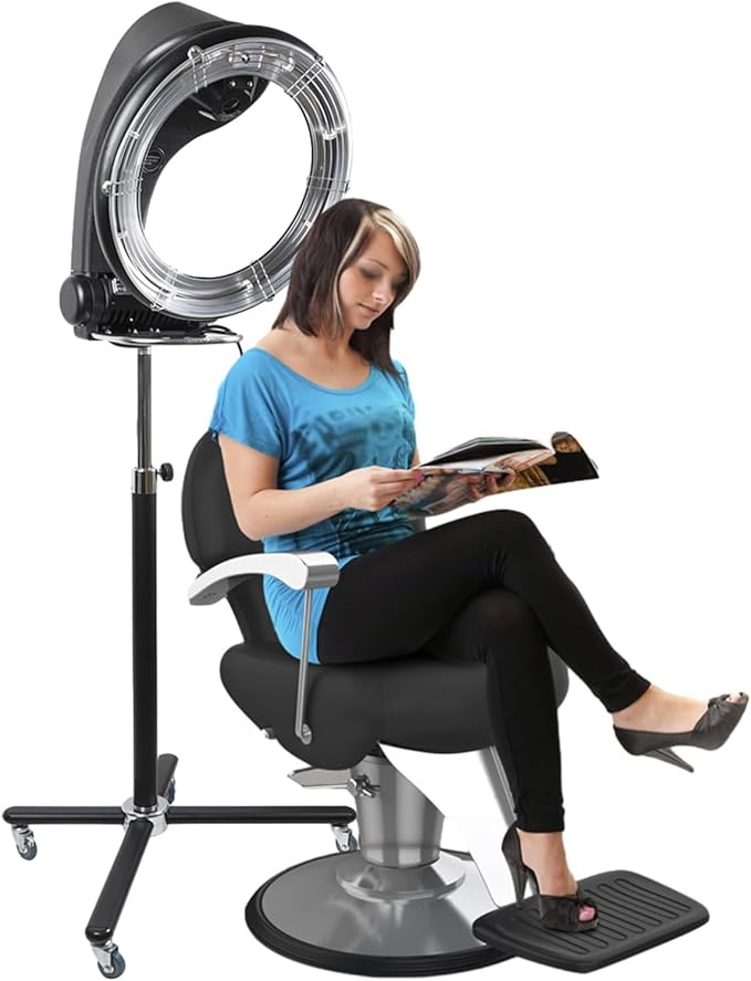 Orbiting Infrared Hair DryerHair Color Processor Rotating Hair ProcessorPerming Machine Rotation Independent Standing Salon Hair Dryer