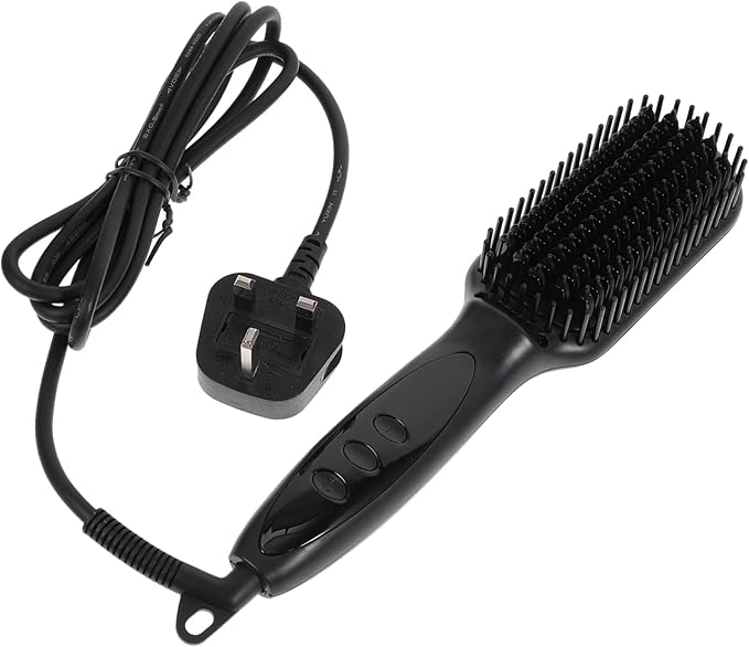 Mikinona Straightening Brush for Men Multi Functional Beard and Hair Styler with Temperature Settings Technology Safe Heating Tool for Smooth and Shiny