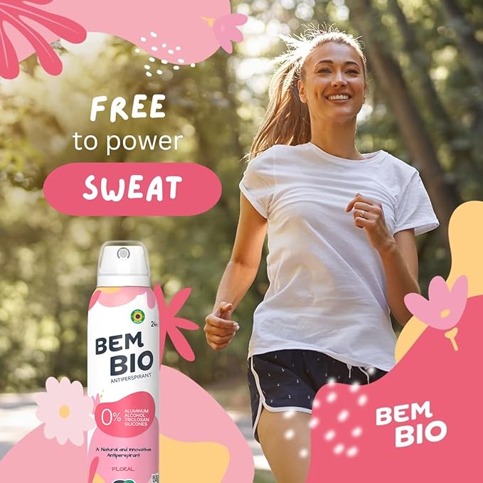 Floral Biotranspirant Deodorant Natural Aluminum-Free Vegan 24-Hour Protection 150ml (5.07 fl oz)