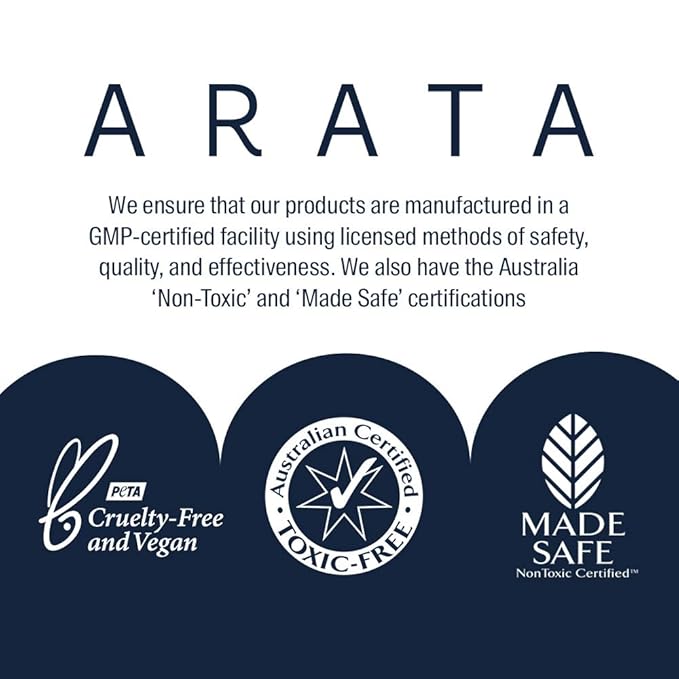 Arata Hydrating &amp Non-Drying Body Wash With Ayurvedic Coconut &amp Citrus | All Natural Vegan &amp Cruelty-Free | Gentle Cleansing For Women &amp Men | No SLS No Parabens - 10 Fl Oz