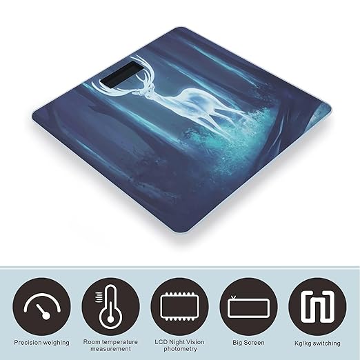 Deer Scale for Body Weight Smart Scales Digital Bathroom Scale High Precision Weighing Scales with Large Display Weighing Machine for People