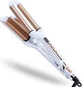 3 Barrel Hair Crimper Iron Professional Curling Wand 0.6 Inch Ceramic Fast Heating Crimping Iron for Deep Waves Valentines Gifts