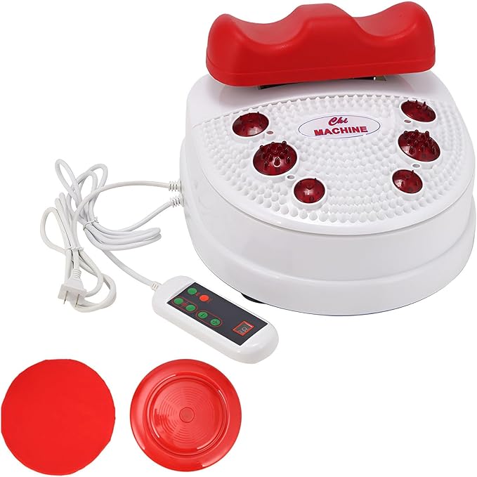 Fitness Blood Chi Machine Foot Leg Massager Passive Aerobic Exerciser for Vitality Swing Shaking Exercise with Wire Control 10 Gear Speed Adjustable