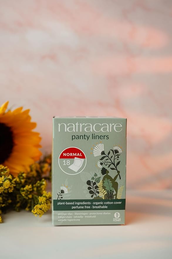Natracare Panty Liner Normal Wrapped 18 ct (Pack of 4)
