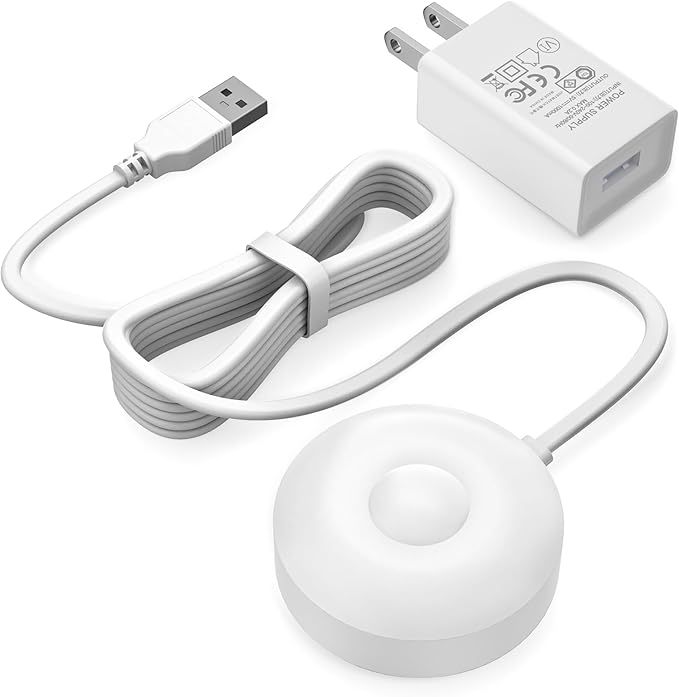 WUKUR Charger for Oral B iO Series Charging BaseCompatible with Oral B iO Electric Toothbrush 7/8/9/10 Series Magnetic Travel Charger Base Model 3768 Power Cord(White)