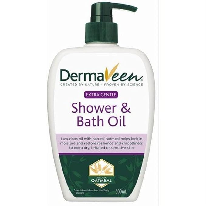 DermaVeen Extra Gentle Shower and Bath Oil 500mL by Default