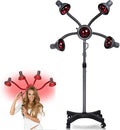 Floor-Standing Infrared Hair Dryer 950W 5 Heads Multifunctional Temperature Adjustable Salon Hair Color Processor Accelerator Heater Lamp Professional Infrared Hair Treatment Perm Machine