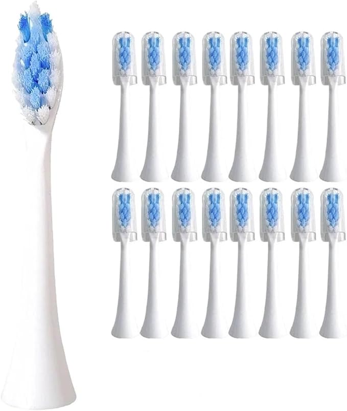16PCS Replacement Toothbrush HeadsCompatible for Philips Sonicare Cover HealthCompatible for Aoremon Hx7022 Screw-On Medium Fit Electric Tooth Brush(3color-1A-16pcs)