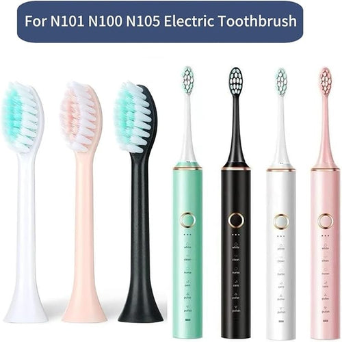 16Pcs Replacement Toothbrush HeadsCompatible for N101 N100 N105 Soft Bristles Nozzles(16pcs Pink)