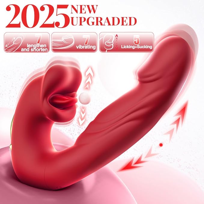 2026 New Portable Vibrating Massager -Clitioral Sucker Relaxes Muscles Heating Modes Viboators Toy Couples- for Body and Back Foot Silent Personal for Sports Massage Adult Tools Relaxation (red3)