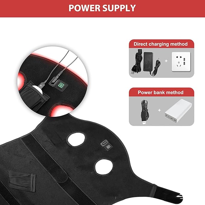 LED Red Light Therapy Device for Horse Head and Neck Relaxation Horse Near Infrared Therapy Wrap Portable Deep Light Therapy for Horse Muscle Recovery