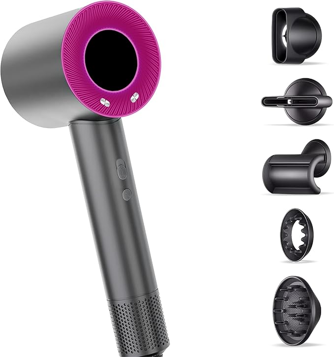 Super Hair Dryer with Powerful Digital Motor for Fast Drying