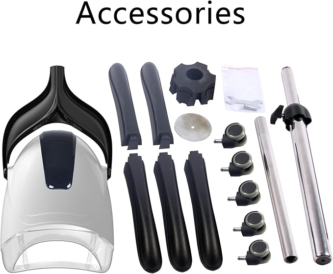 Professional Stand-up Hooded Hair Dryerwith Smart Touch Control Panel 1000W 8-Speed Settings Negative ion and Ozone Functionswith Bonnet Portable Blow Dryer for Salons and Home use.