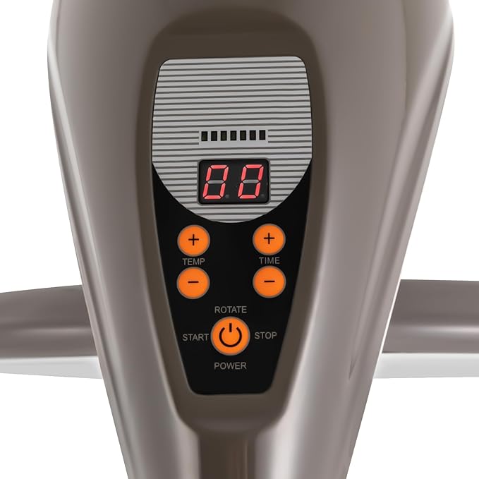 Professional Stand Hair Dryer 950W Orbiting Rotating Hair Processor w/Adjustable Height (53-66in) 3 Temp Settings &amp Timer | Salon-Grade Hooded Dryer w/Rolling Wheels for Home &amp Beauty Spa