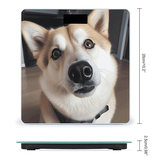 Animal Dog Scale for Body Weight High Precision Digital Weight Scales with LCD Display Anti-Slip Sturdy Slim Tempered Glass Bathroom Scale for Home Use