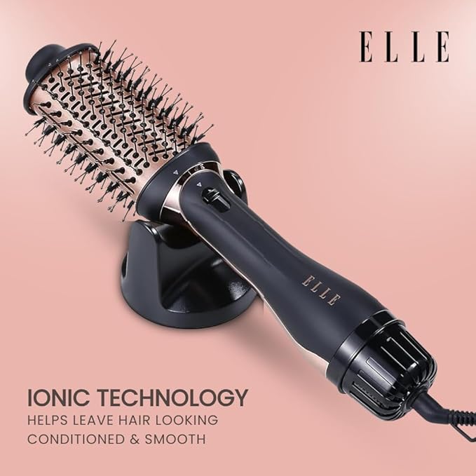 Elle - 4 -in-1 Hair Styler Set Multi Function Styling Tool (Black)
