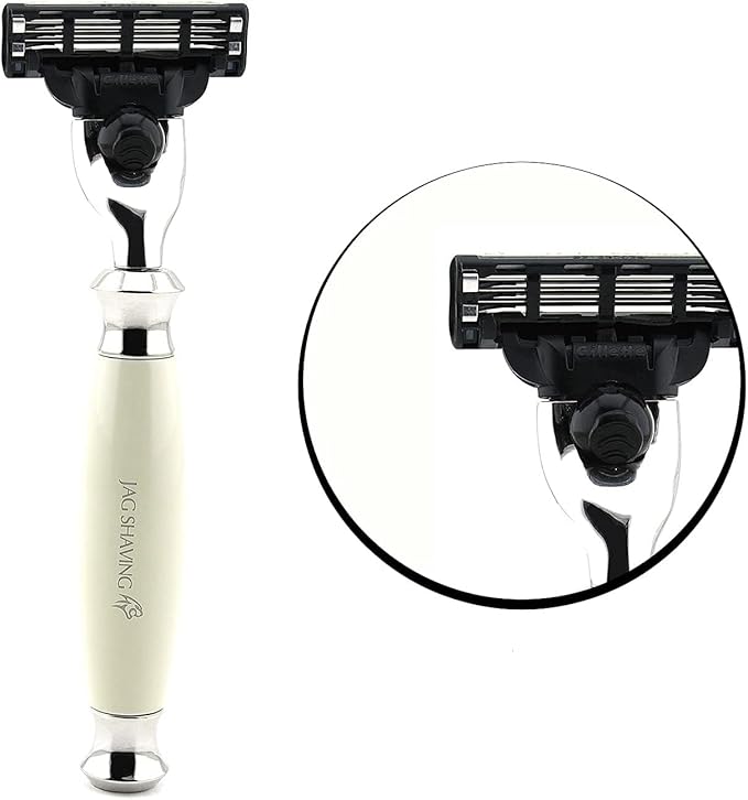 3 Edge Razor with Thorough and Durable Razor Blade for Men with 3 Anti Friction Blades
