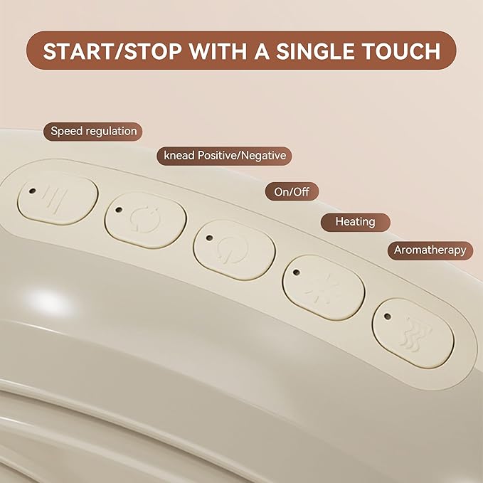 Abdominal Massager with Heat Stomach Massager for Digestion Belly Cellulite Massage for Flattening Belly Four Massage Discs Work in Sync Relieves Gas Constipation or Period Cramps