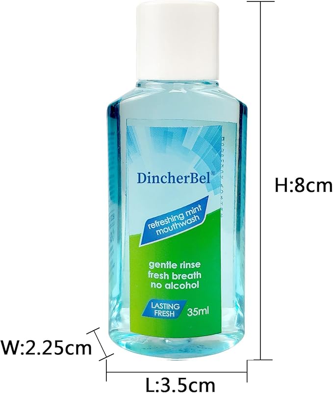 Mouthwash Travel Size Portable Original Mint 35ml/1.2oz (48 Pack)