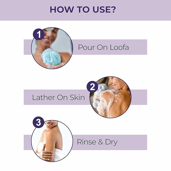 VK Lavender &amp 2% Salicylic Acid Body Wash | Prevents Body Acne Bumpy skin | Exfoliates &amp Deep cleanses skin | Calming &amp Relaxing | Paraben &amp SLS free | Shower Gel for Men and Women |