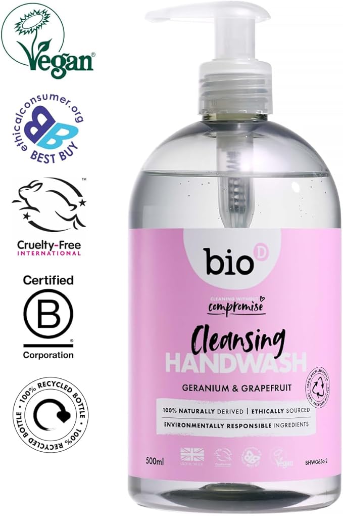 Bio-D 500 ml Geranium Hand Sanitiser