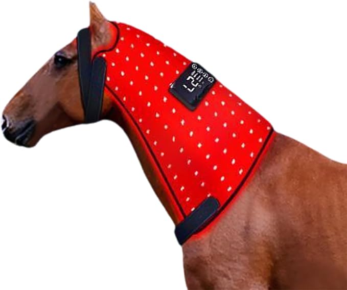 Equine Red Light Therapy Device Horse Muscle Recovery Red Light Therapy Lamp Waterproof Red Light Therapy Pad Built-in Timer 6-Level Dimming 63 * 40CM