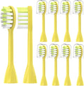 4Pack Replacement Toothbrush HeadsCompatible for Ph One Soni Care Electric Toothbrush Head HY1100 HY1200 BH1022(8pcs Yellow)