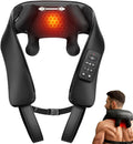 Shiatsu Neck Massager with Heat for Pain Relief Deep Tissue Upgraded Adjustable Width 4D Kneading Shoulder Massage Electric Back Massage Pillow Gifts for Women Men Mom Dad Mothers Day