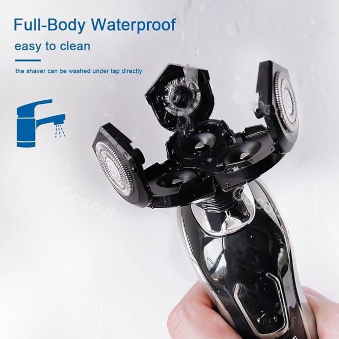 Electric Razor for Men Shaver for Men Electric Shaver Powerful Beard Shaving Machine Electric Razor Rechargeable Waterproof