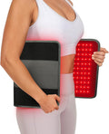 Comfytemp 24’’ x 12’’ Red Light Therapy Pad for Body Wearable Near Infrared Light Therapy Wrap with Timer 242 LEDs Large Light Pad for Back Joint Muscle 660nm &amp 850nm 32W
