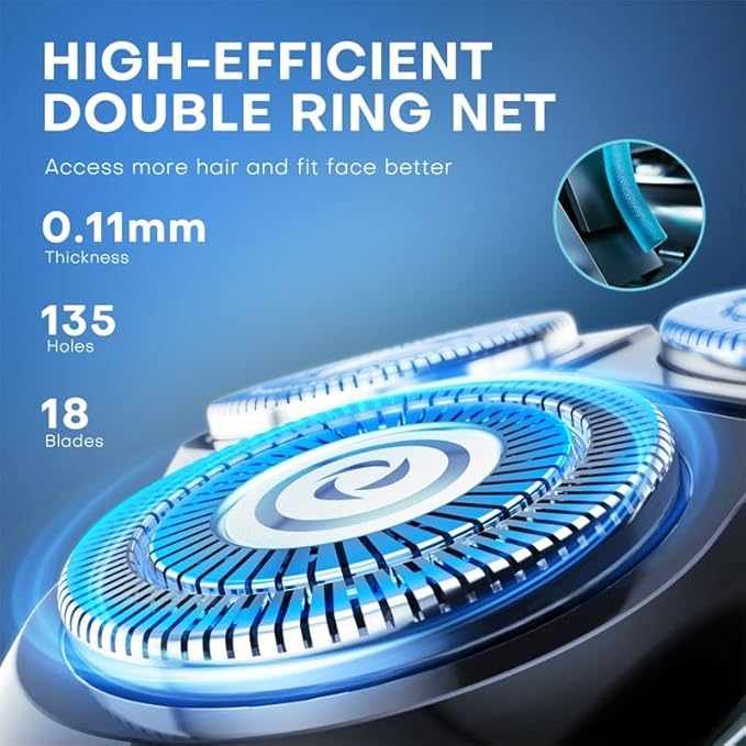 Head Shaver for Men Electric Shaver for Men Rechargeable Shaving Mashine Waterproof Men's Electric Razor Beard Trimmer USB Fast Charge