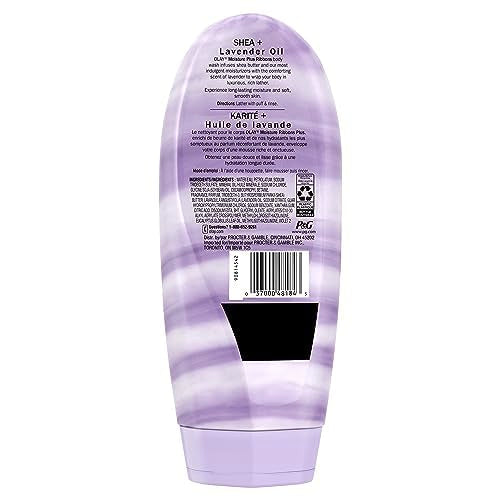 OLAY Moisture Ribbons Plus Shea Plus Lavender Oil 18 oz (Pack of 6)